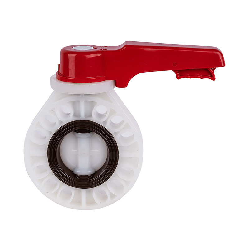 PVDF D71X-10F Handrad-Absperrklappe DN15-200 15A-200A JIS-Standard