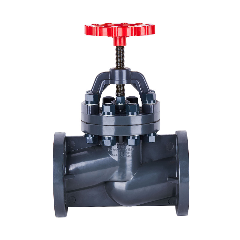 PVC-U J41F-10U Flansch-Absperrventil DN15–150 1/2'-6' ANSI-Standard