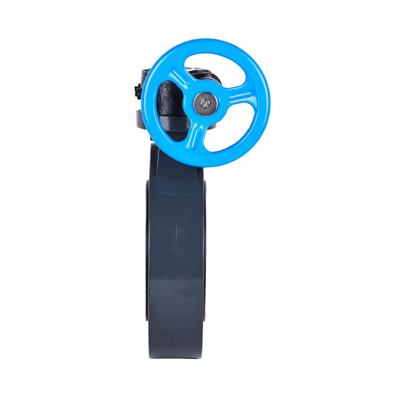 PVC-U D371X-10U Schneckengetriebe-Absperrklappe DN40-1000 40A-1000A JIS-Standard