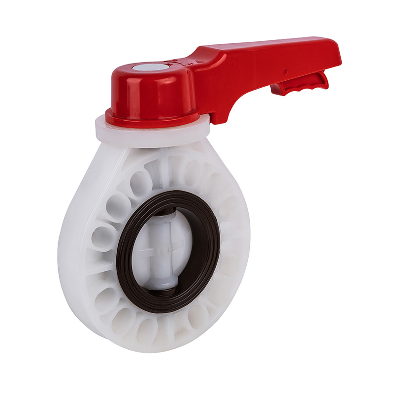 PVDF D71X-10F Absperrklappe mit Griff DN40-200 1-1/2'-8' ANSI-Standard