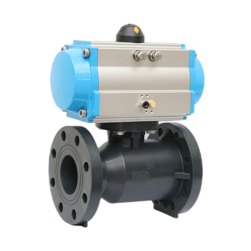 FRPP Q641F-10S Pneumatischer Flanschkugelhahn DN15-300 1/2'-12' ANSI-Standard