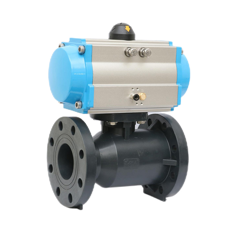 FRPP Q641F-10S Pneumatischer Flanschkugelhahn DN20-300 20A-300A JIS-Standard