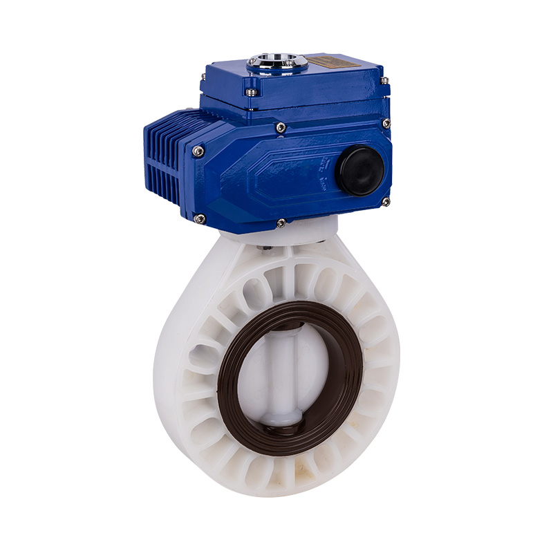 PVDF D971X-10F Elektrische Absperrklappe DN40-1000 40A-1000A JIS-Standard