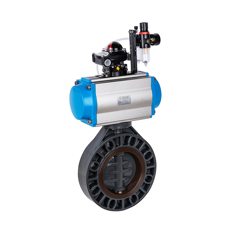 PVC-U D671X-10V Pneumatische Absperrklappe DN40-1000 40A-1000A JIS-Standard