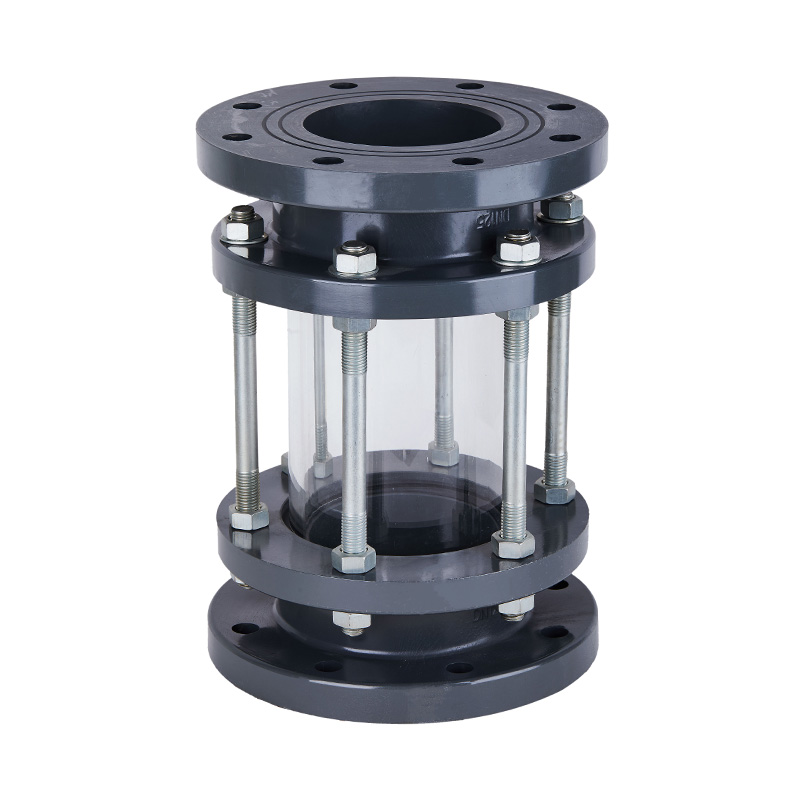 PVC-U-Schauglas DN25-200 1'-8' ANSI-Standard